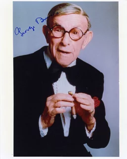 George Burns autograph