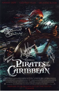 Pirates of The Caribbean autograph