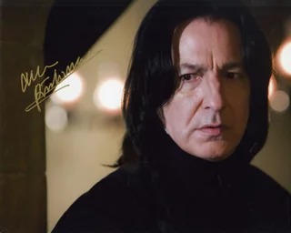Alan Rickman autograph