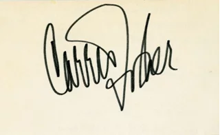 Carrie Fisher autograph