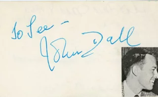 John Dall autograph