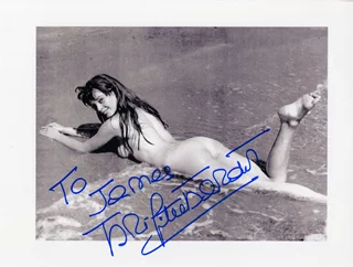 Brigitte Bardot autograph