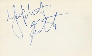 Yaphet Kotto autograph