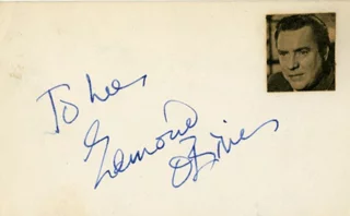 Edmond O'Brien autograph