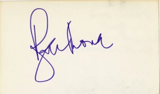 Roger Moore autograph