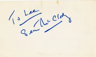 Sean McClory autograph