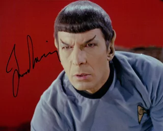 Leonard Nimoy autograph