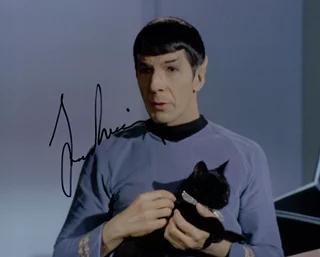 Leonard Nimoy autograph