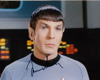 Leonard Nimoy autograph
