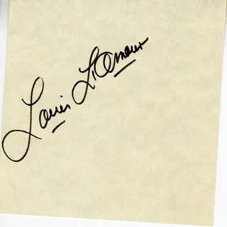 Louis L'Amour autograph