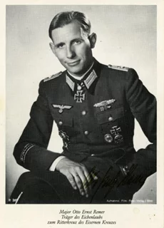 Otto Ernst Remer autograph
