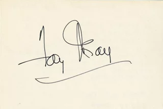 Fay Wray autograph
