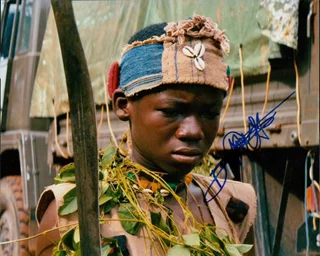 Abraham Attah autograph