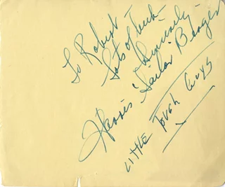 Harris Berger autograph