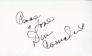 Don Cornelius autograph