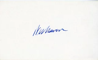 Wes Craven autograph