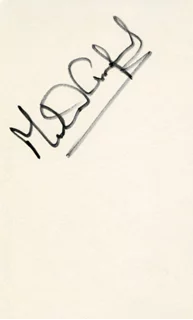 Michael Crawford autograph