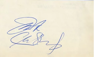 Jack Cassidy autograph