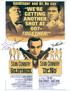 James Bond autograph