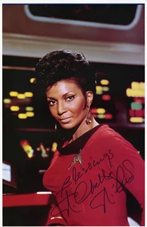 Nichelle Nichols autograph