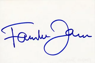 Famke Janssen autograph