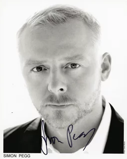 Simon Pegg autograph