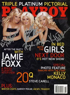 Playboy Girls Next Door autograph