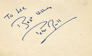 Peter Bull autograph