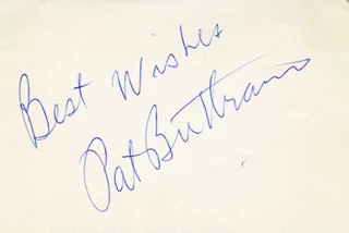 Pat Buttram autograph