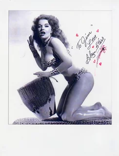 Blaze Starr autograph