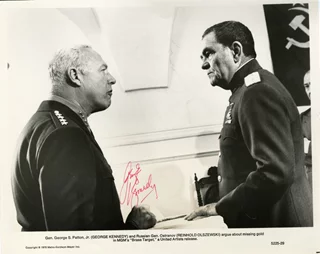George Kennedy autograph