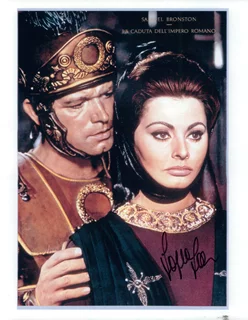 Sophia Loren autograph