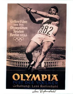 Leni Riefenstahl autograph