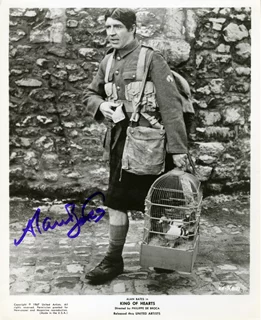 Alan Bates autograph