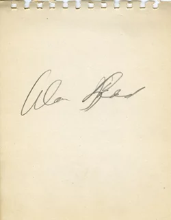 Alan Ladd autograph