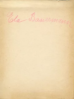 Else Bassermann autograph