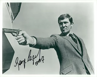 George Lazenby autograph