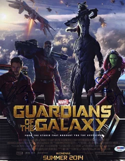 Guardians of The Galaxy autograph