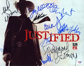 Justified autograph
