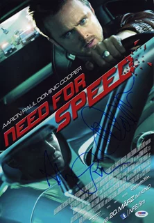Need For Speed autograph