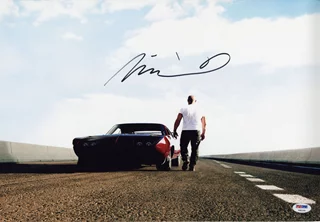 Vin Diesel autograph