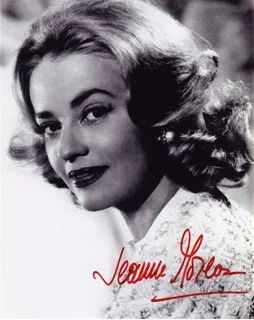 Jeanne Moreau autograph