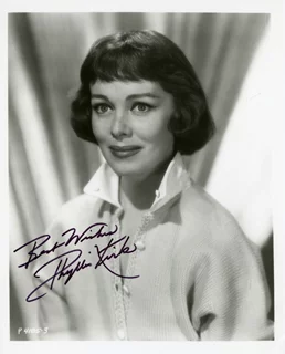Phyllis Kirk autograph
