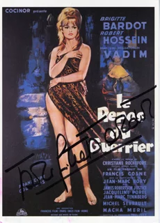 Brigitte Bardot autograph