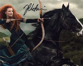 Jessica Chastain autograph