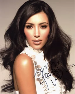Kim Kardashian autograph