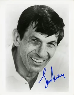 Leonard Nimoy autograph