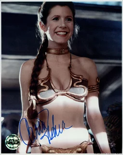 Carrie Fisher autograph