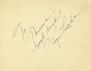 Keye Luke autograph