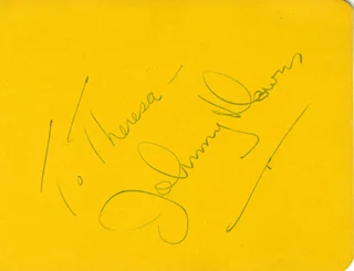 Johnny Downs autograph